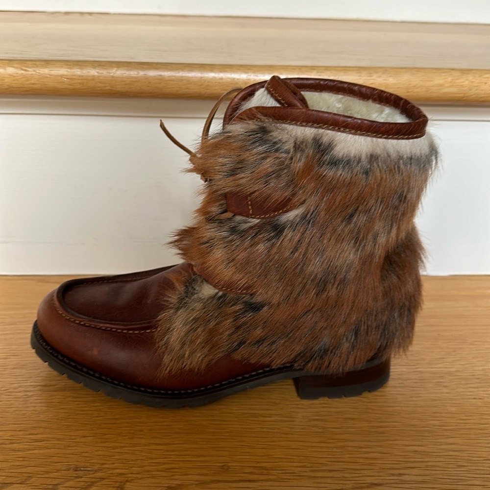 Aerin Fur Boots size 7. Brand new!